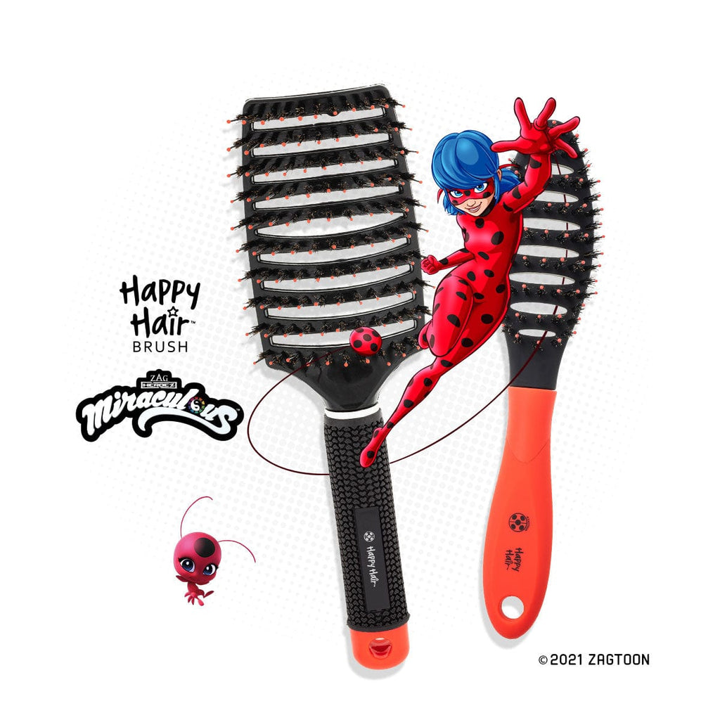 Happy Hair Brush Miraculous Ladybug Miraculous Brush Pack