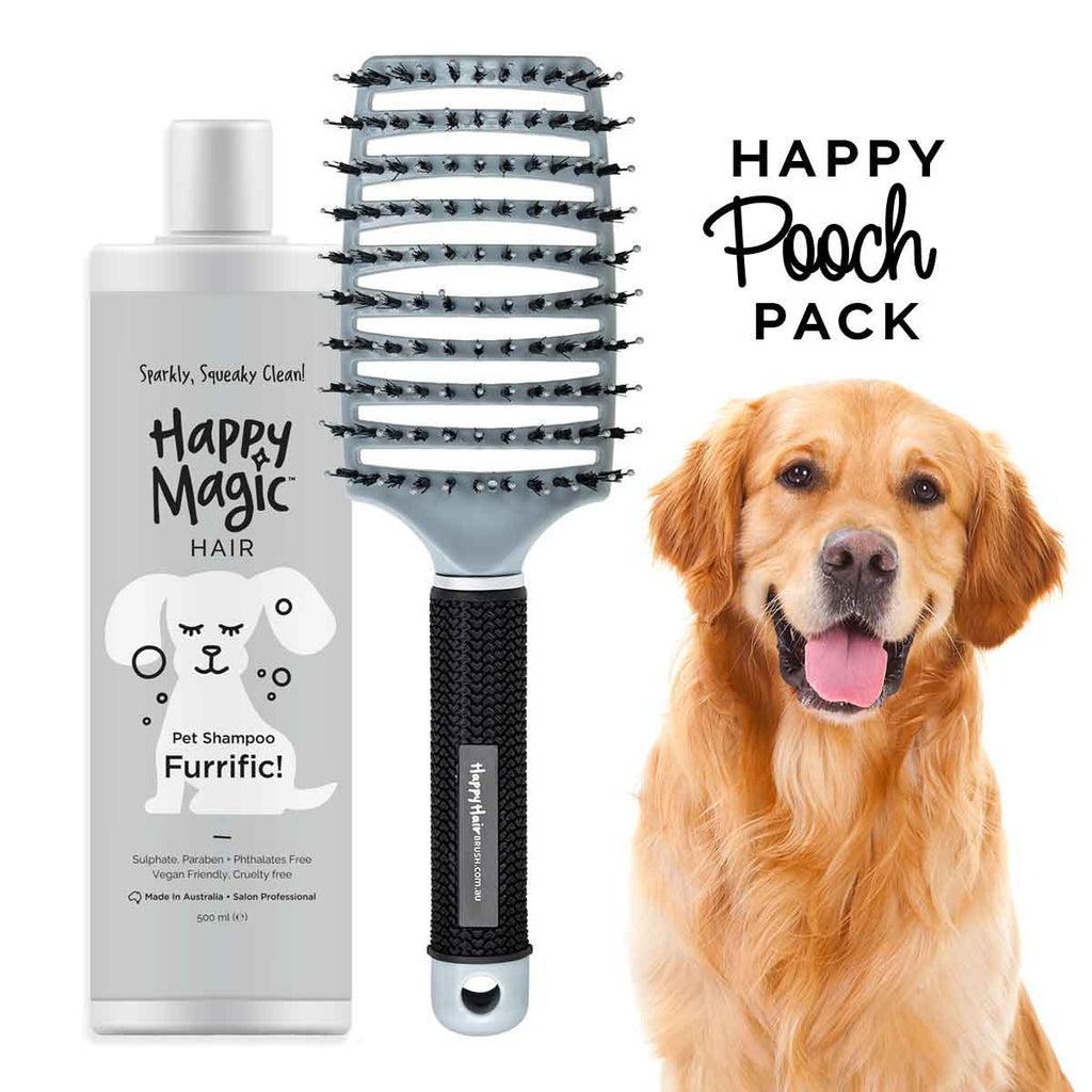 Happy Hair Brush Pooch Pack Happy Pooch Pack