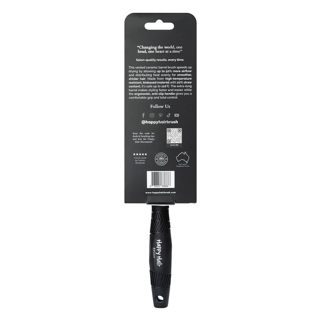 Happy Hair Brush Hair Brush Barrel Brush - 34mm