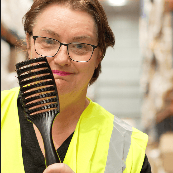 Happy Hair Brush Mother Brush Black UnHappy Mother Brush