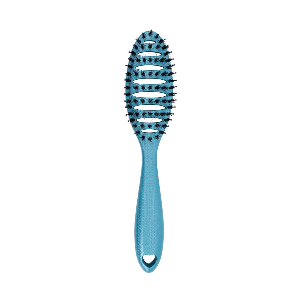 Happy Hair Brush Hair Brush Happy Detangler Mini Brush - Teal