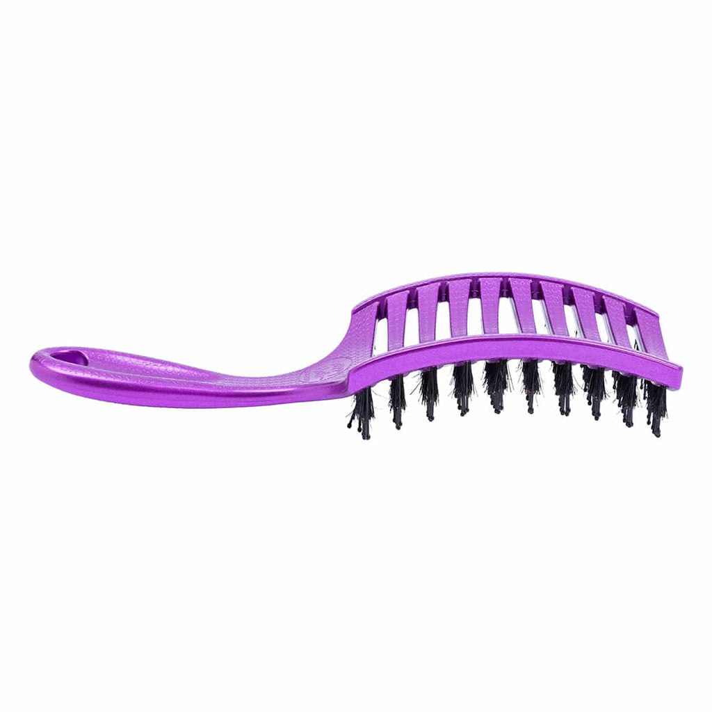 Happy Hair Brush Hair Brush Happy Detangler Paddle Brush - Purple