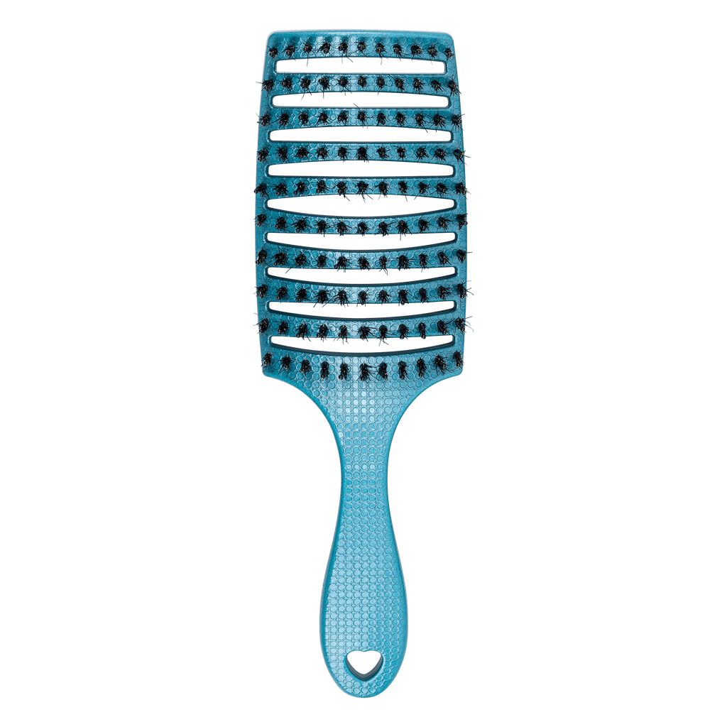 Happy Hair Brush Hair Brush Happy Detangler Paddle Brush - Teal