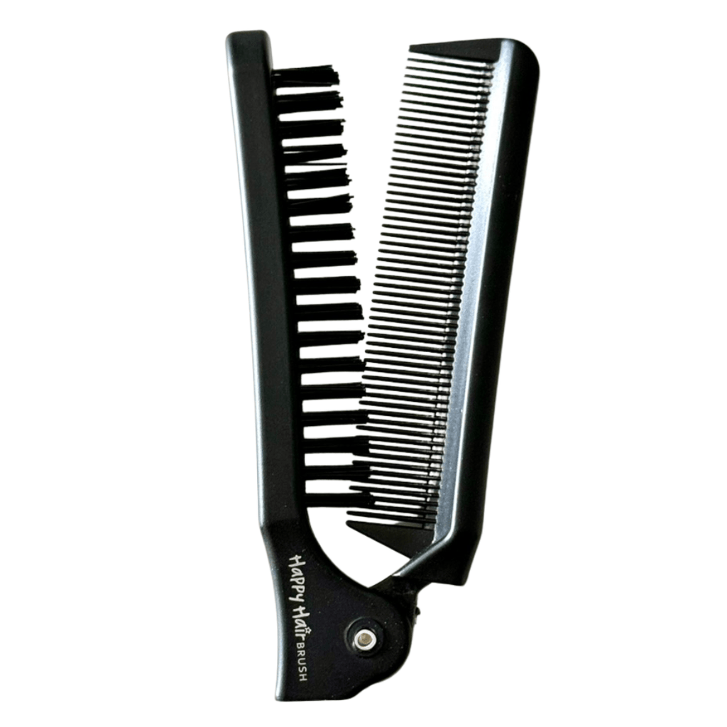 Happy Hair Brush Hair Comb Pocket Folding Comb