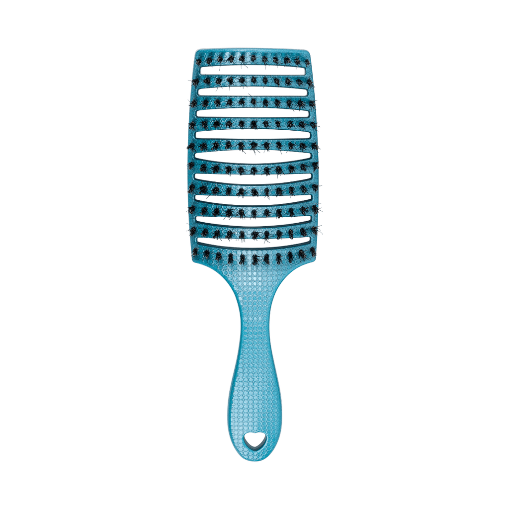Happy Hair Brush Hair Brush Happy Detangler Paddle Brush - Teal
