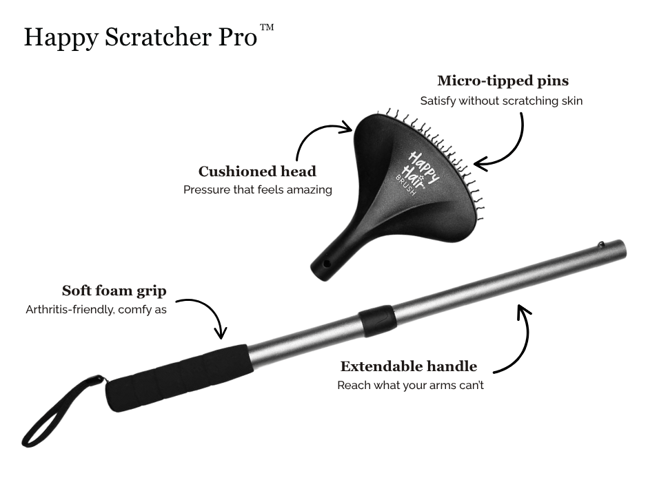 Happy Hair Brush Back Scratcher Happy Scratcher Pro™