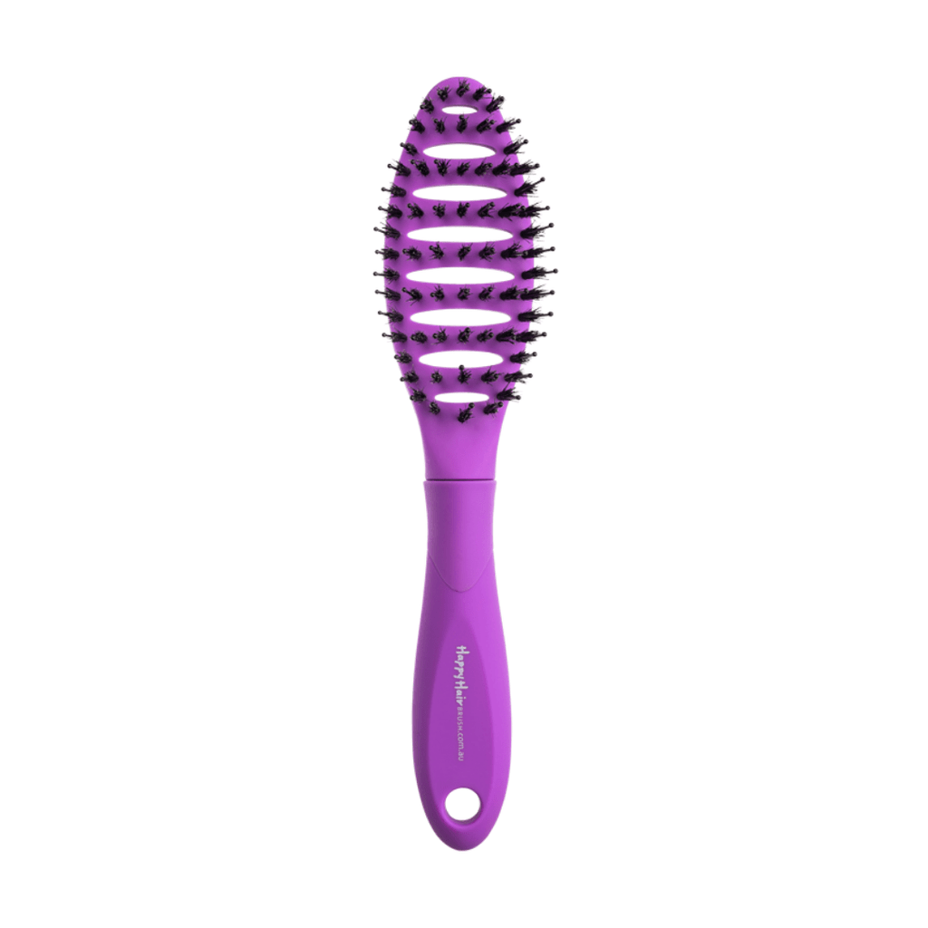 Happy Hair Brush Mini Paddle Brush Mini Happy Hair Brush - Purple
