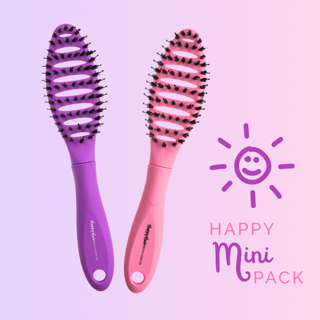 Happy Hair Brush Brush Mini Princess Pack