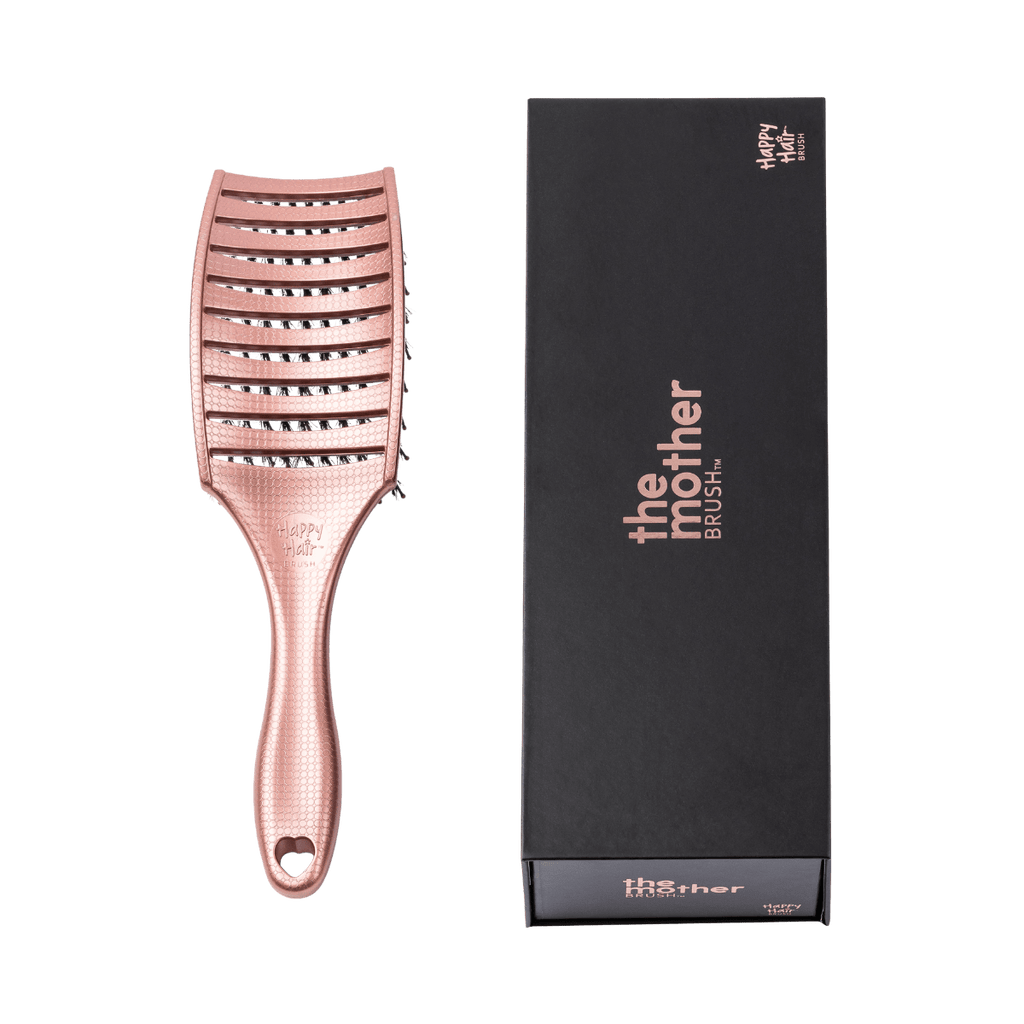 Happy Hair Brush Mother Brush - Rose Gold