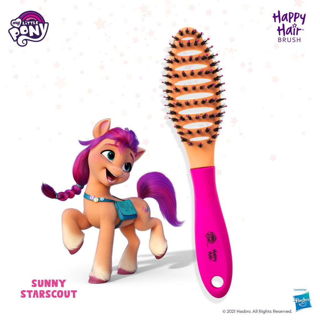 Happy Hair Brush My Little Pony My Little Pony Mini Brush - Sunny