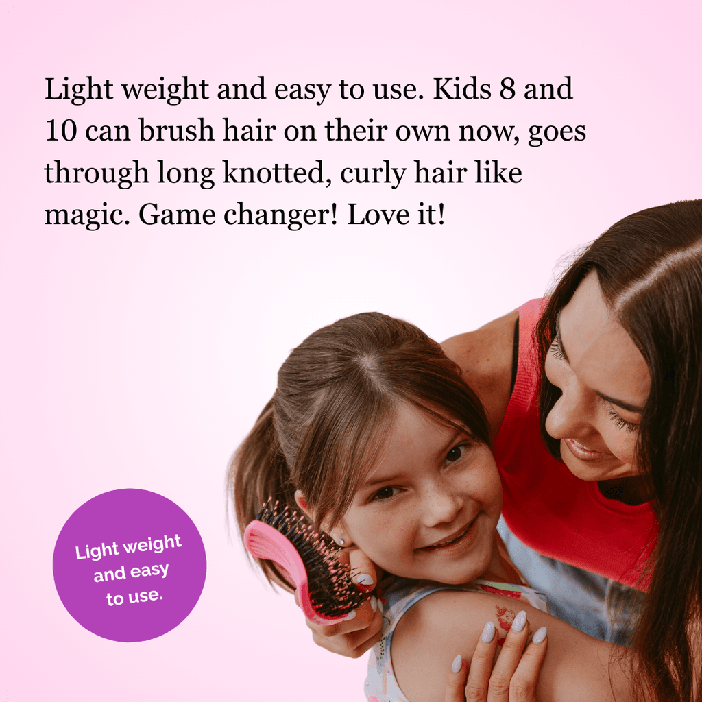 Happy Hair Brush Original Paddle Brush Original Happy Hair Brush - Purple