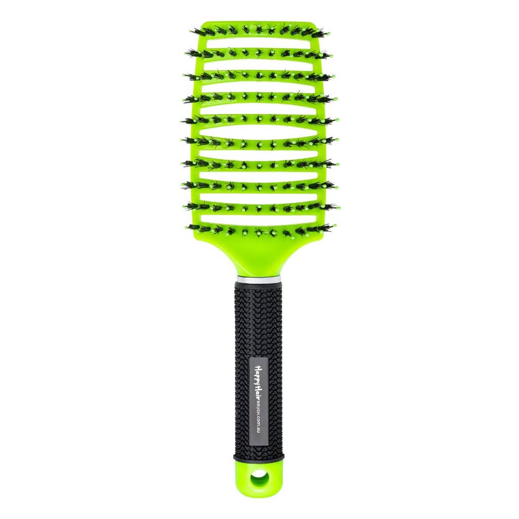 Happy Hair Brush Original Paddle Brush Lime Green Original Happy Hair Brush