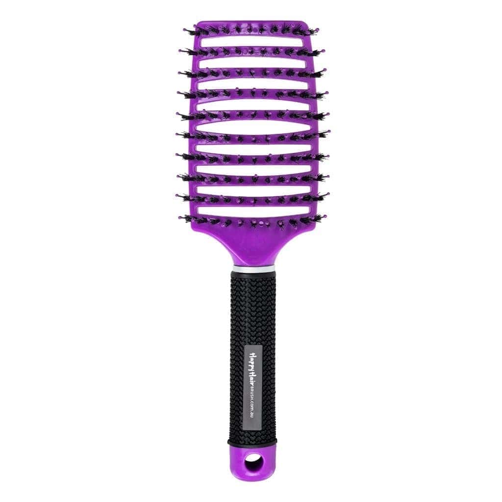 Happy Hair Brush Original Paddle Brush Purple Original Happy Hair Brush