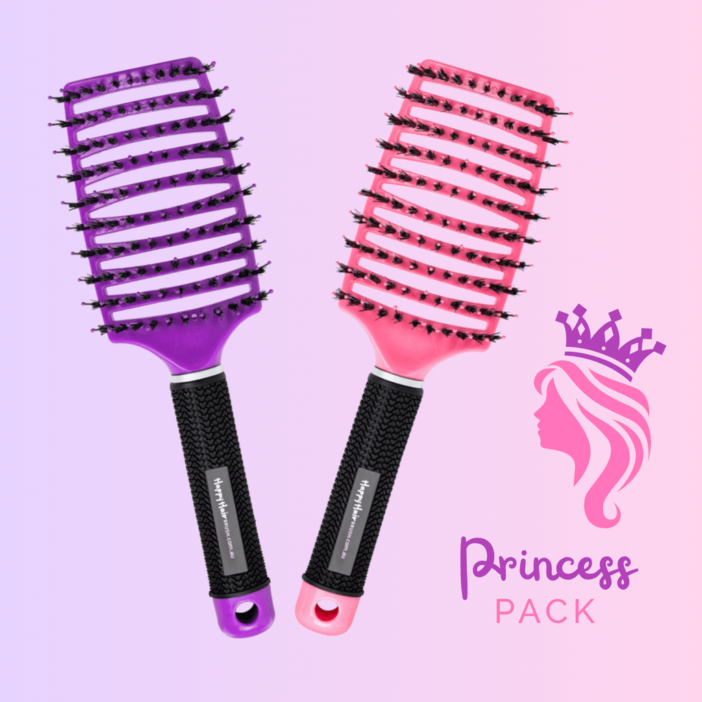 Happy Hair Brush Brush Pack Princess Pack
