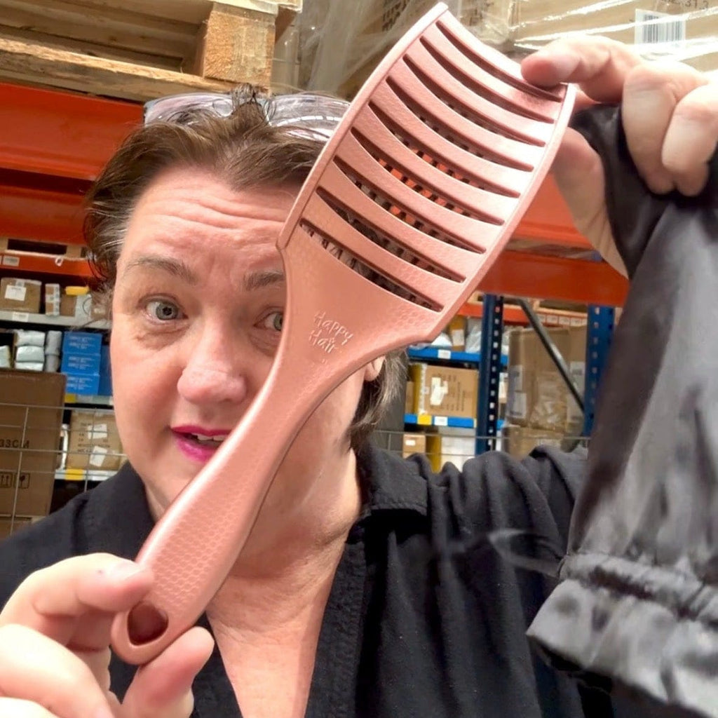 Happy Hair Brush Mother Brush Rose gold UnHappy Mother Brush