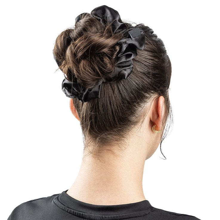 Happy Hair Brush Accessory Scrunchie - Black
