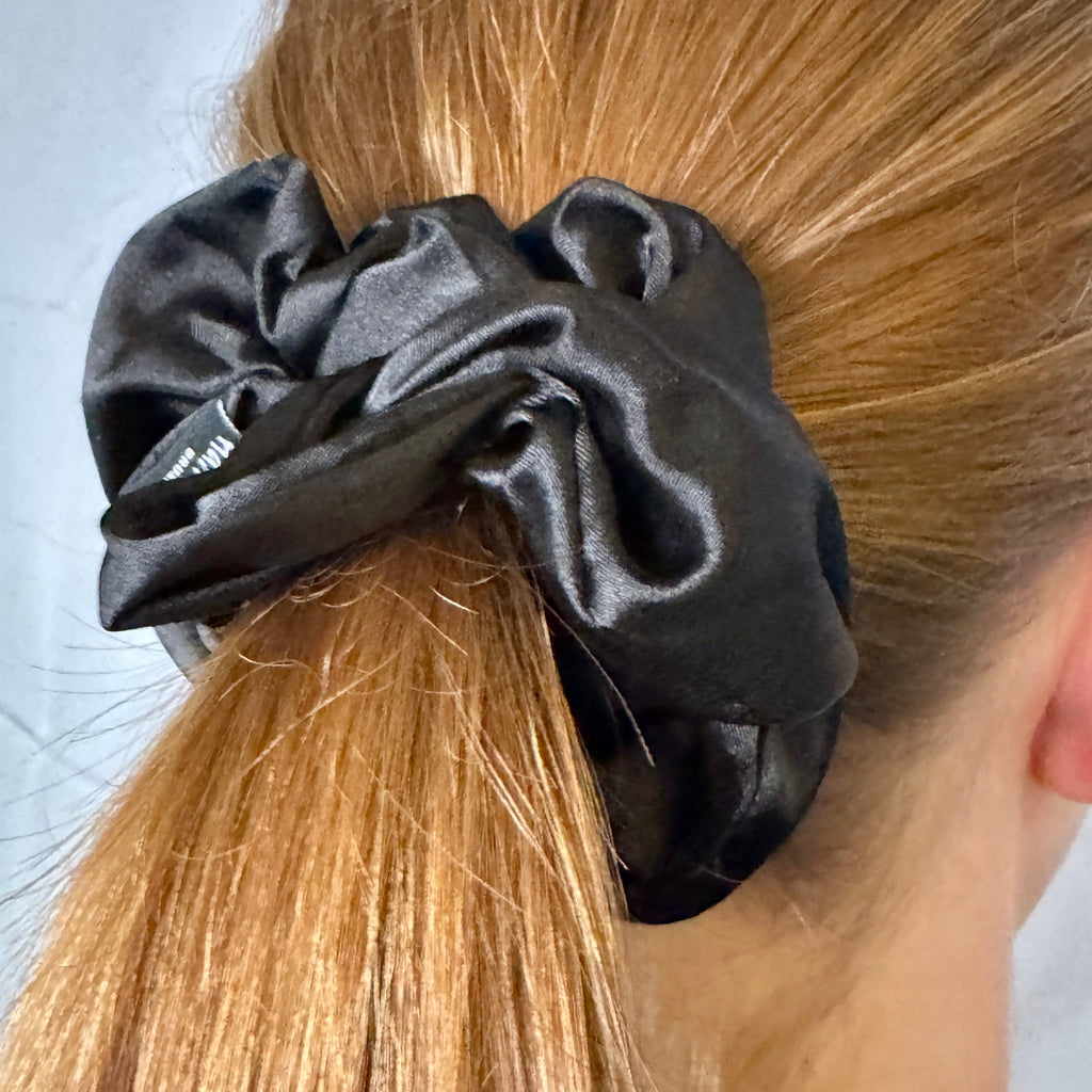 Happy Hair Brush Accessory Scrunchie - Black