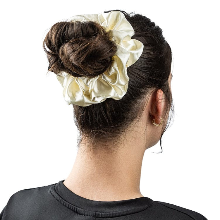 Happy Hair Brush Accessory Scrunchie - Pearl