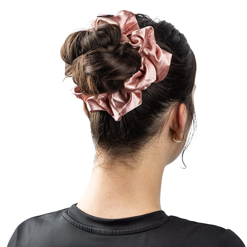 Happy Hair Brush Scrunchie - Rose Gold