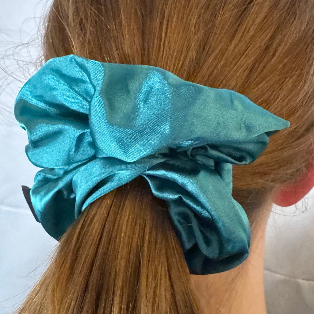 Happy Hair Brush Accessory Scrunchie - Teal