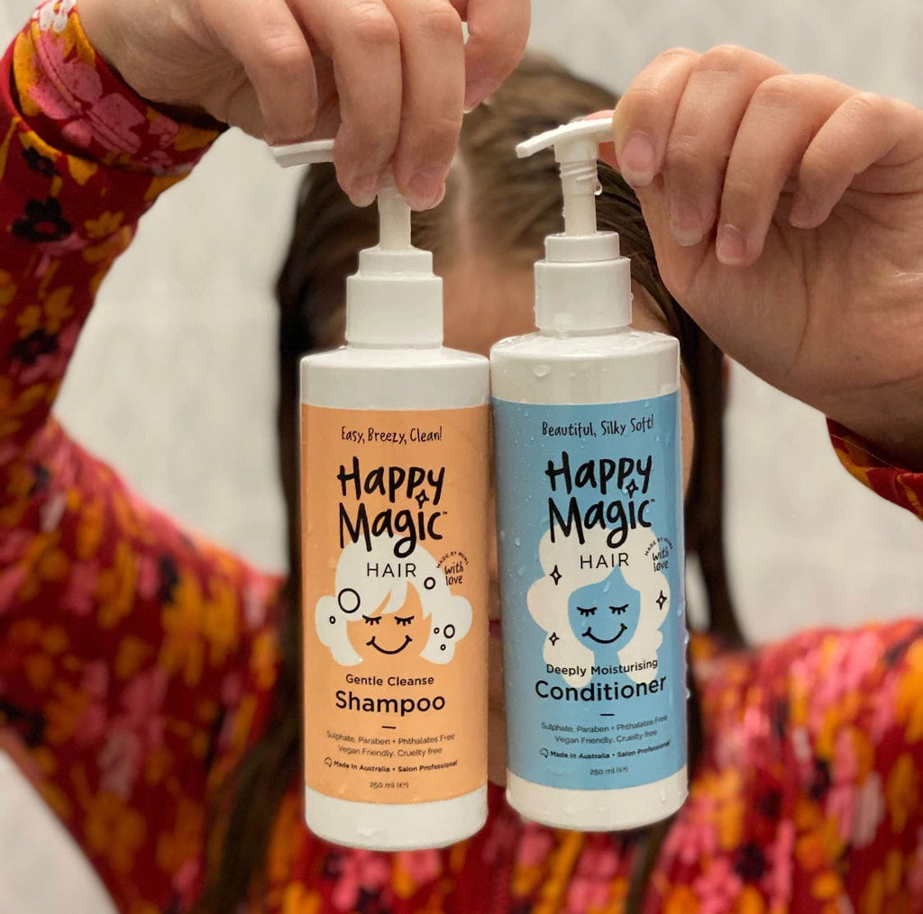 Happy Hair Brush Shampoo & Conditioner Sets Happy Magic Kids 2 Pack