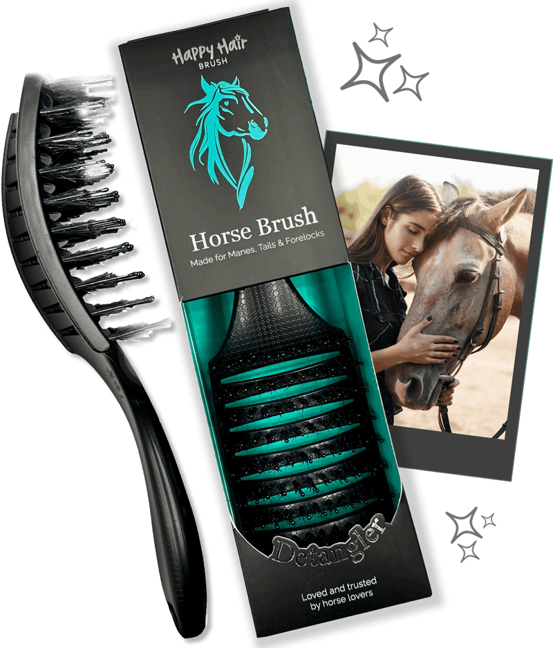 Happy Horse Brush – Pain-Free Detangling for Manes & Forelocks – Happy ...