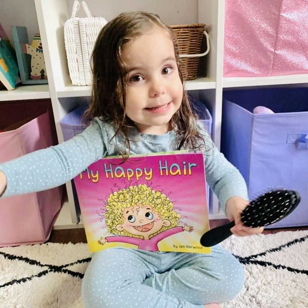 Happy Hair Brush Accessory Bedtime Story Book