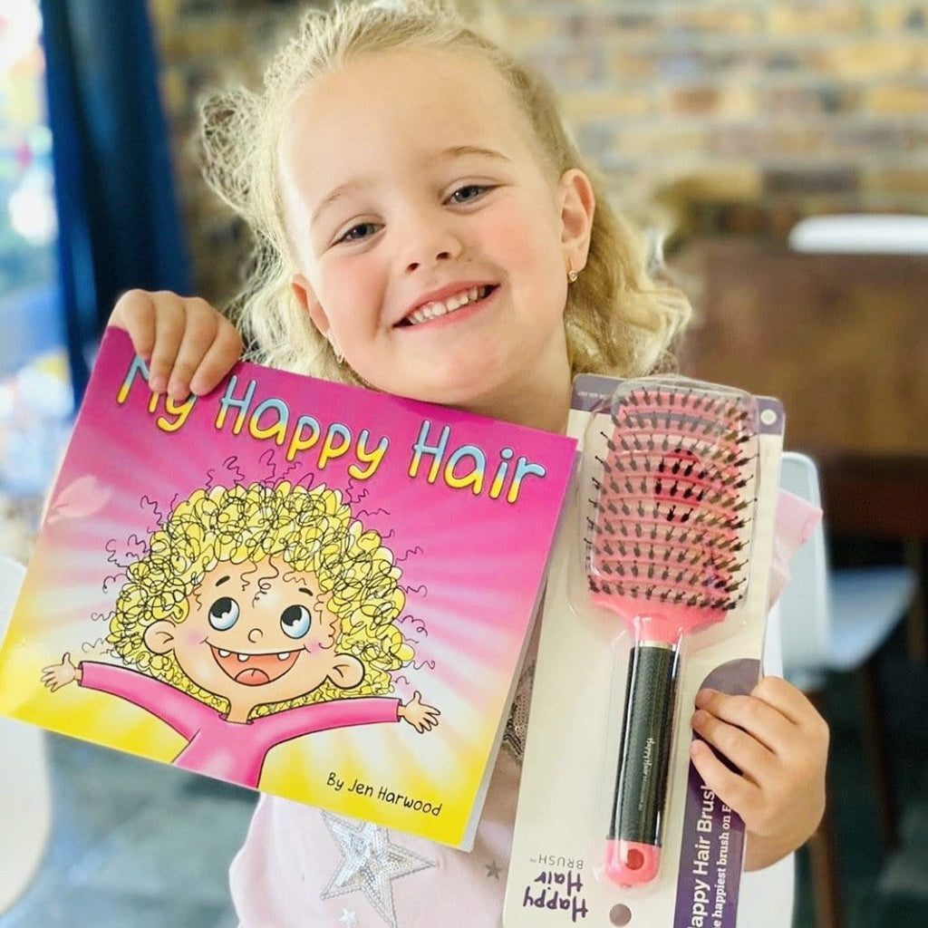 Happy Hair Brush Accessory Bedtime Story Book