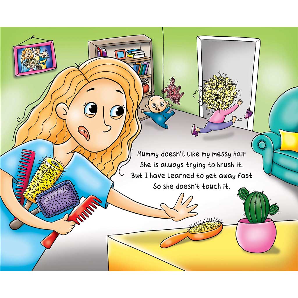 Happy Hair Brush Accessory Bedtime Story Book