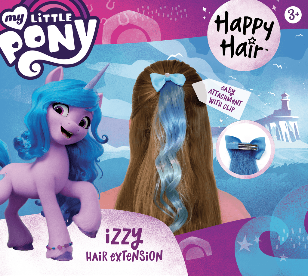 Happy Hair Brush Accessory My Little Pony Hair Extension - Izzy