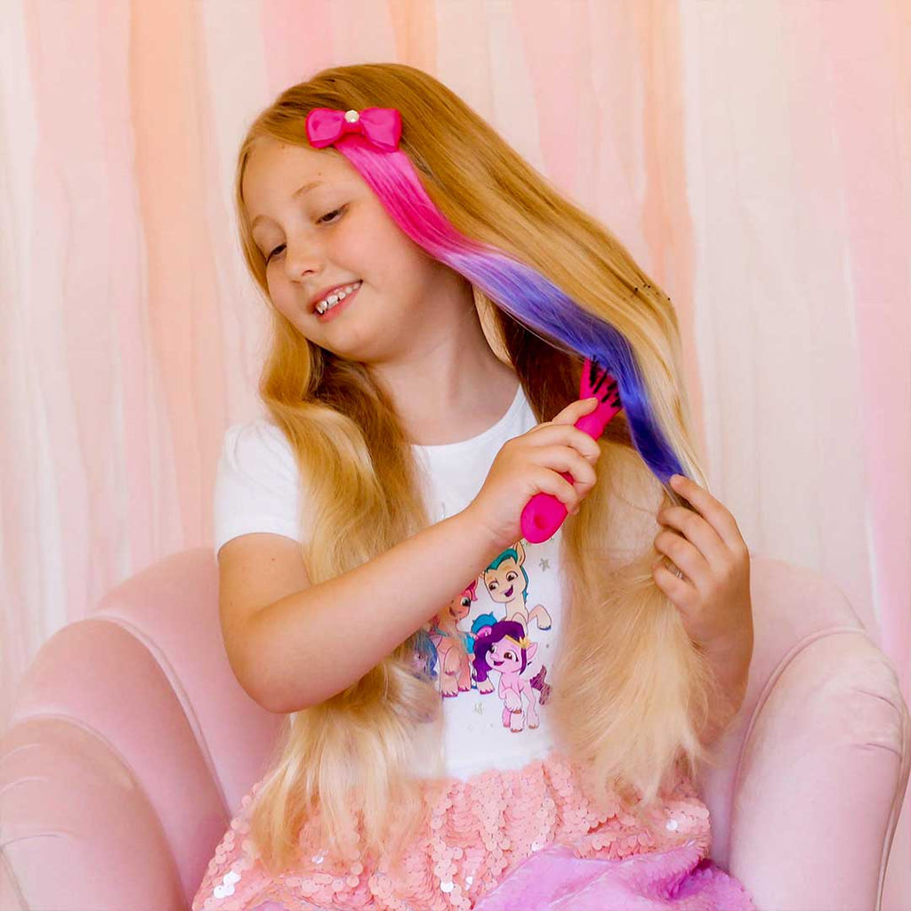 Happy Hair Brush Accessory My Little Pony Hair Extension - Sunny