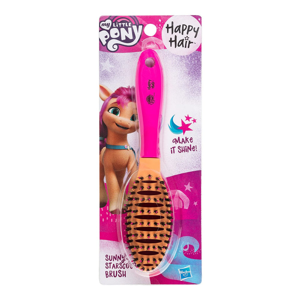 Happy Hair Brush Accessory My Little Pony Mini Brush - Sunny