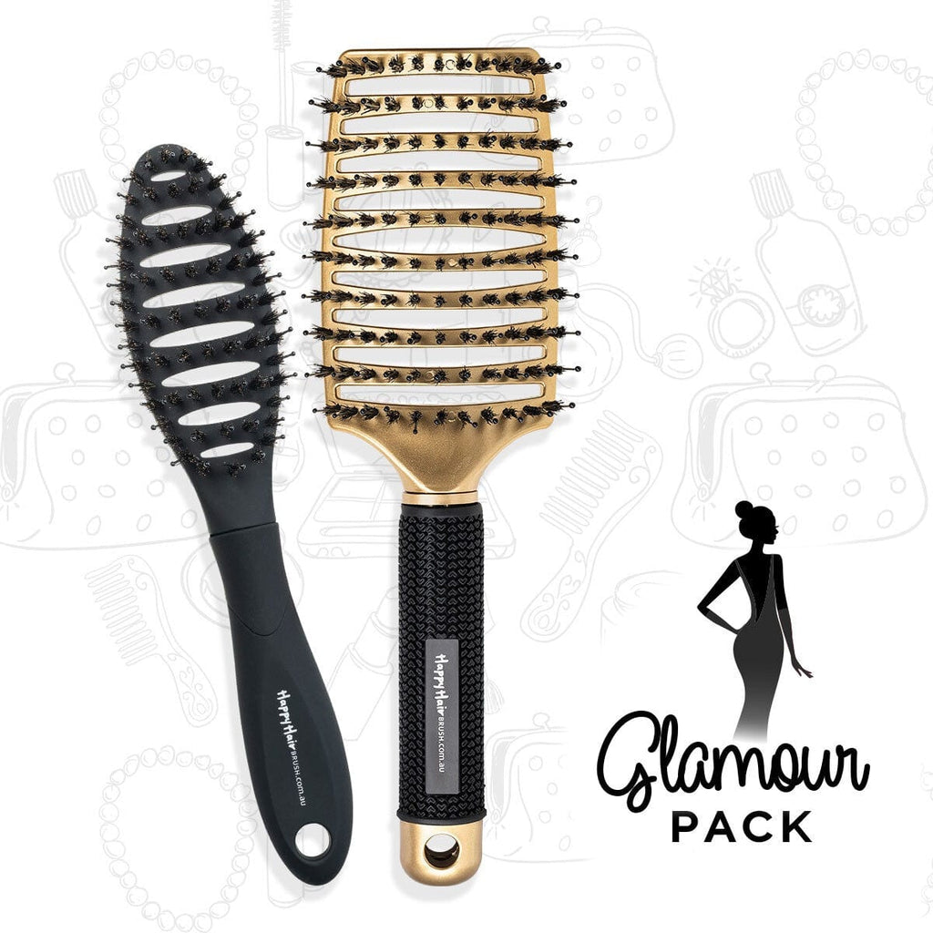 Happy Hair Brush Brush Pack Glamour Pack