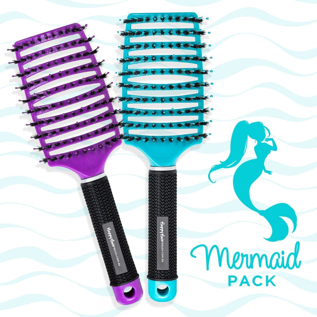 Happy Hair Brush Brush Pack Mermaid Pack