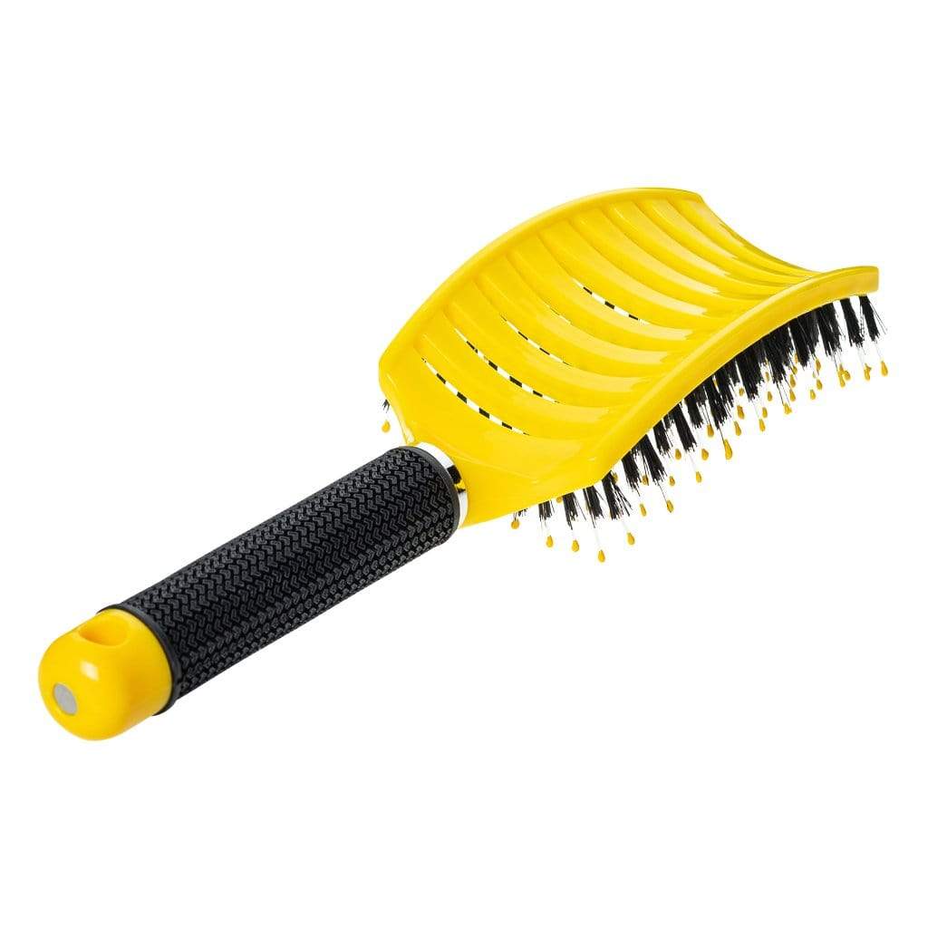 Happy Hair Brush Brush Sensory Happy Hair Brush - Yellow
