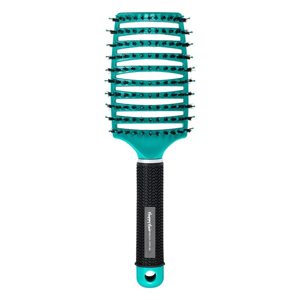 Vegan Happy Hair Brush Green - Main Image