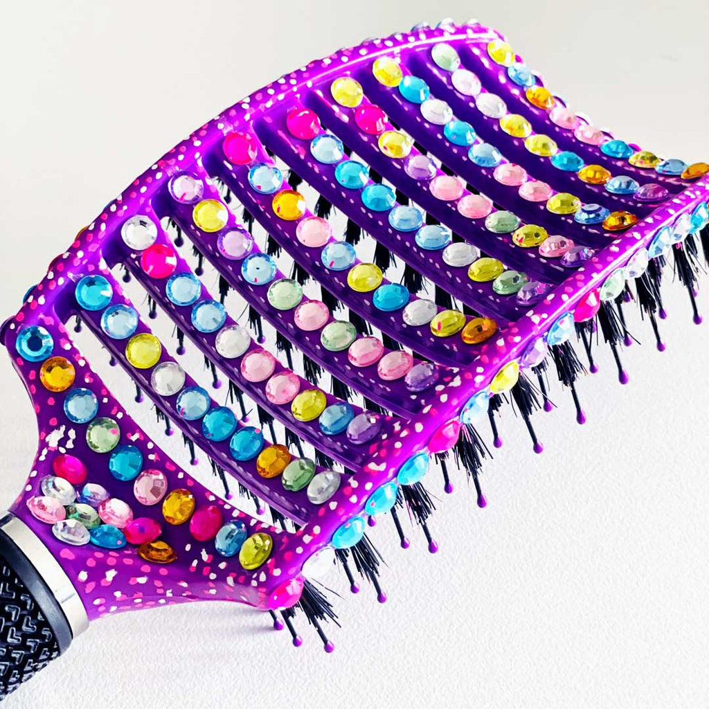 Happy Hair Brush Craft Decoration Makers Bling your Brush Crystals