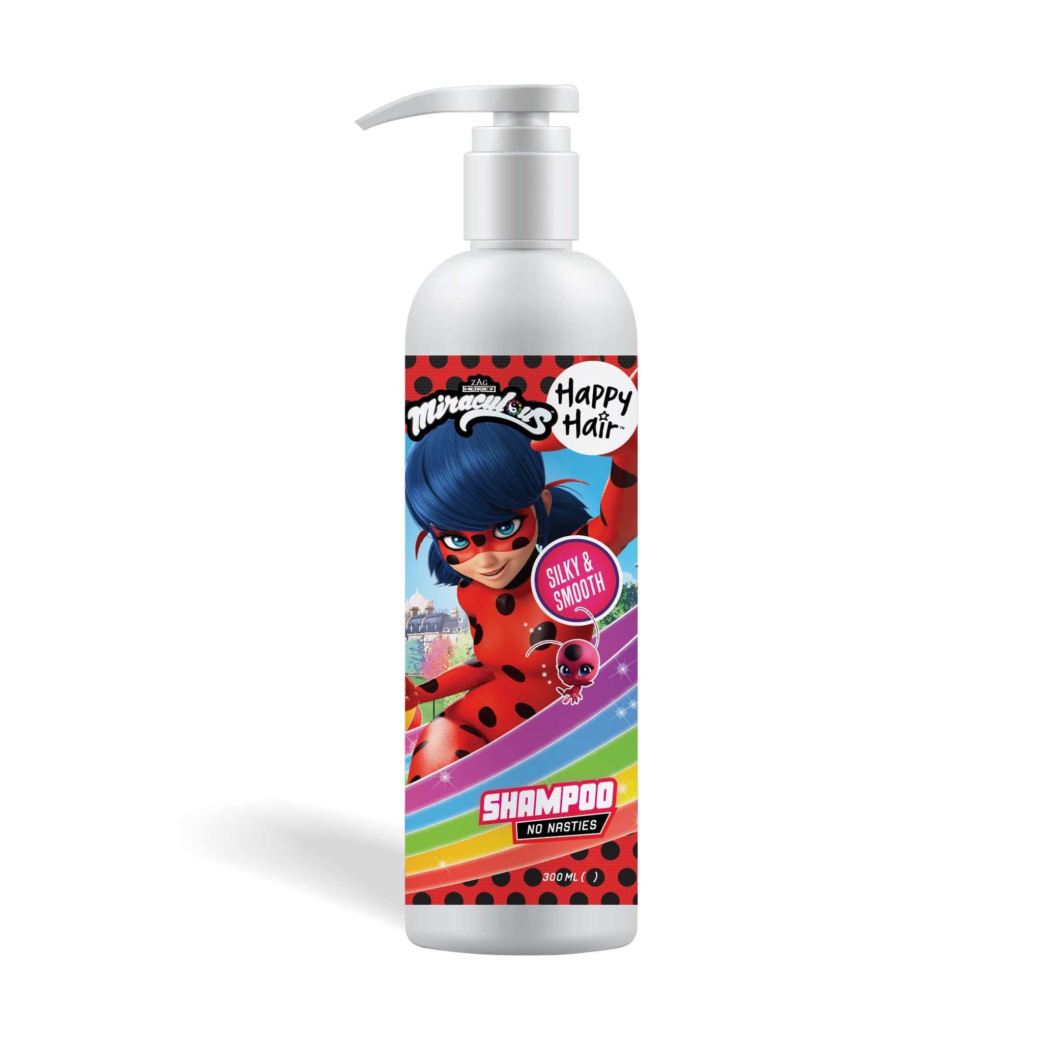 シャンプー Happy Smail Meron Miraculous Ladybug Shampoo by Happy Hair Brush™