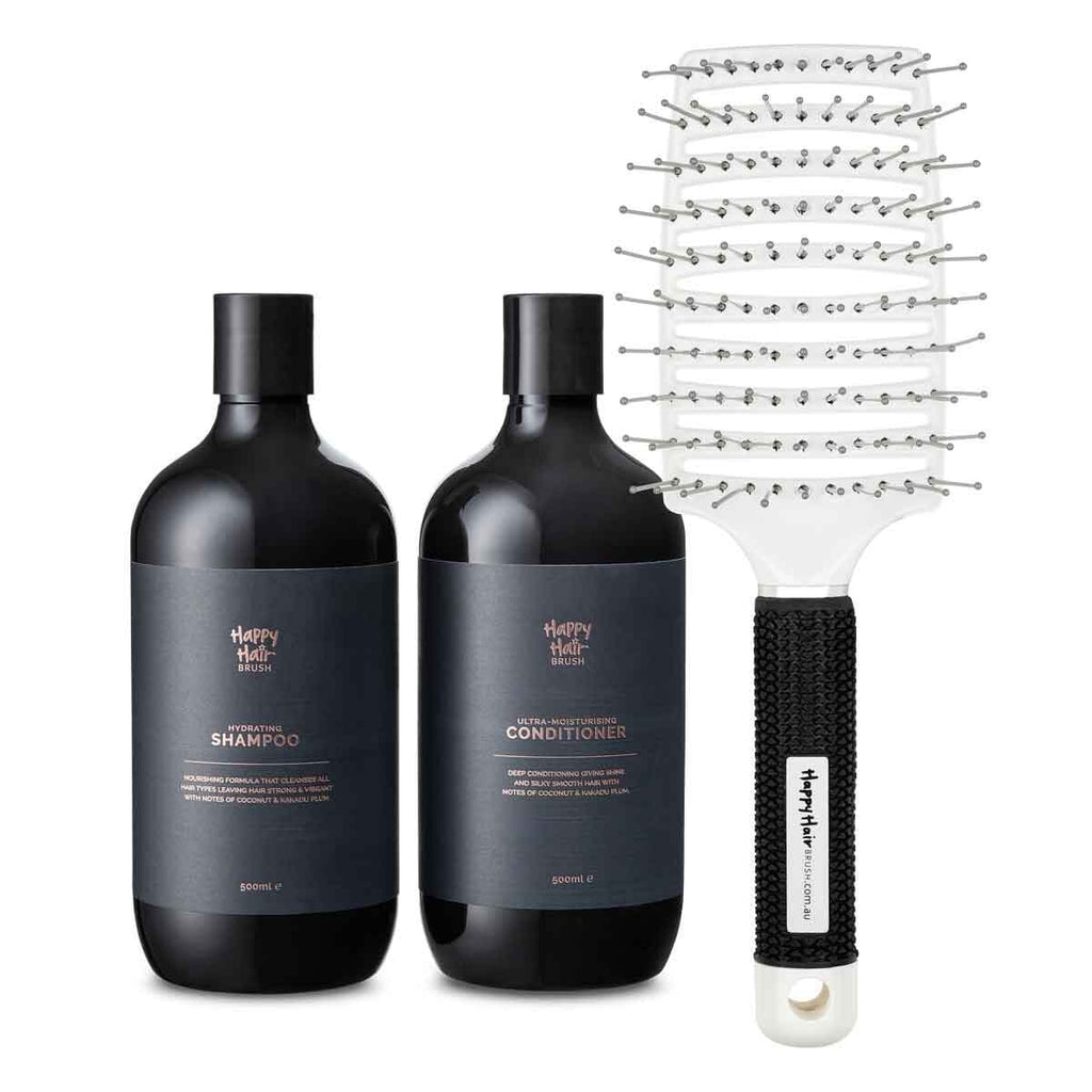 Happy Hair Brush Luxe Shower Pack