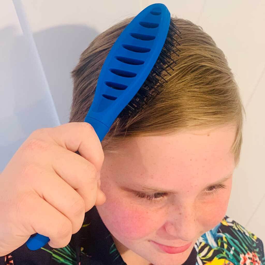 Happy Hair Brush Mini Paddle Brush Mini Happy Hair Brush - Cobalt Blue