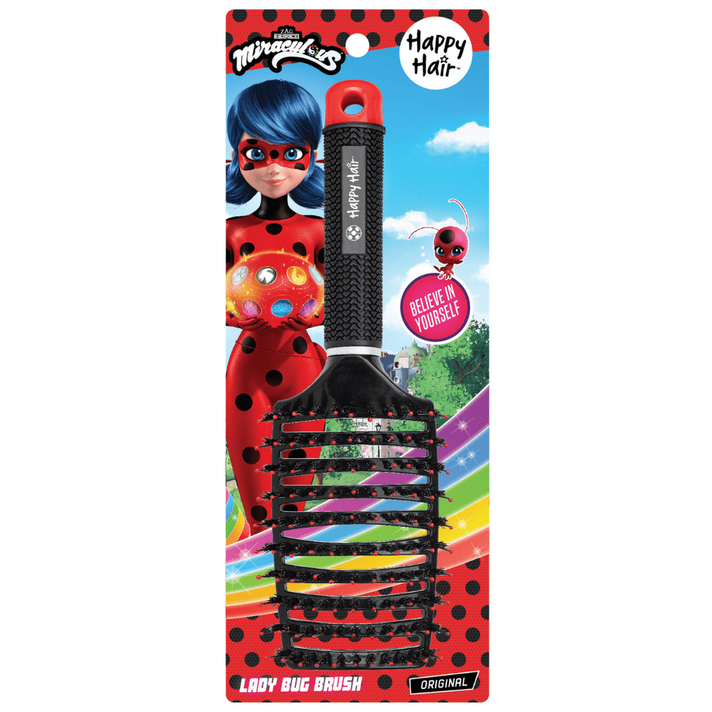 Happy Hair Brush Miraculous Ladybug Miraculous Brush Pack