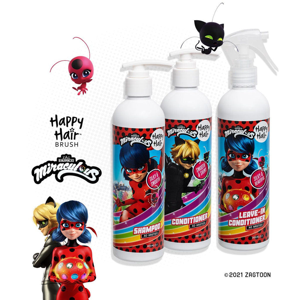 Happy Hair Brush Miraculous Ladybug Miraculous Haircare Pack