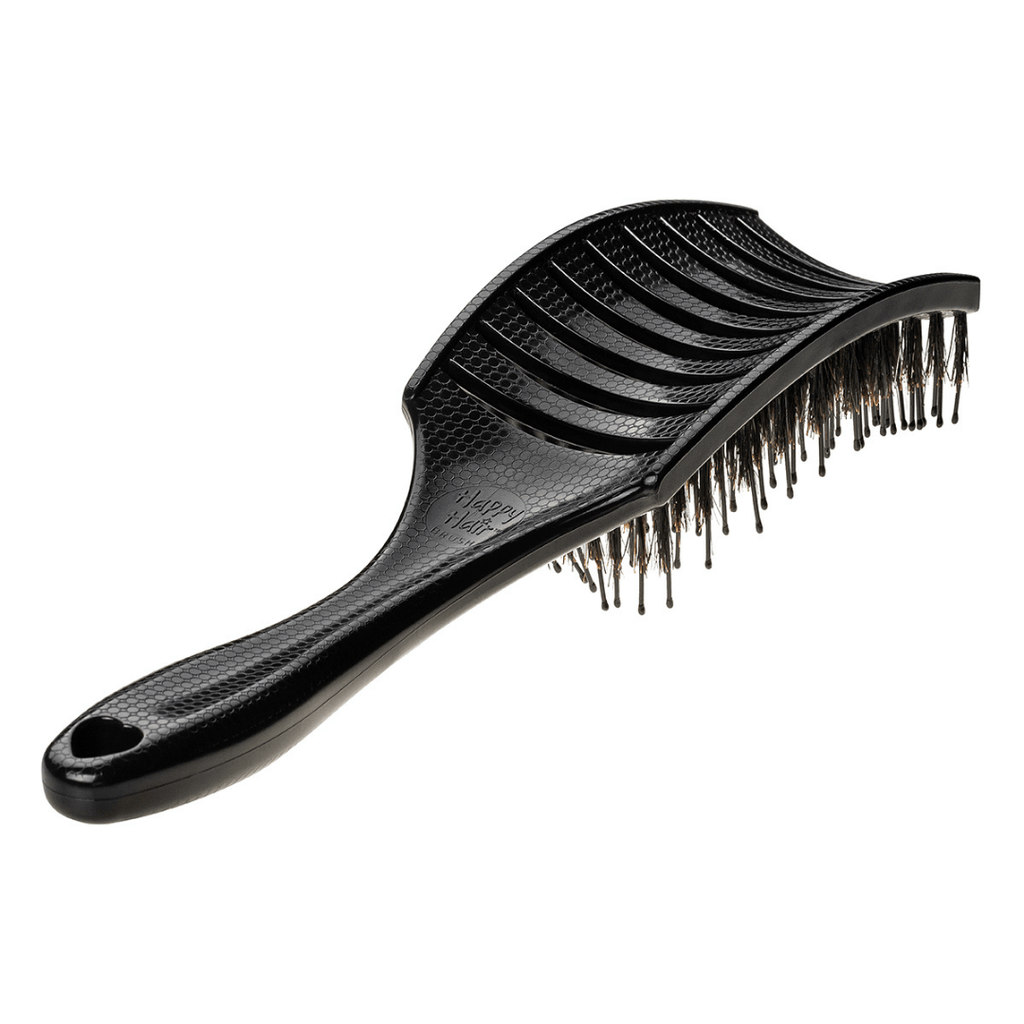 Happy Hair Brush Mother Brush - Black