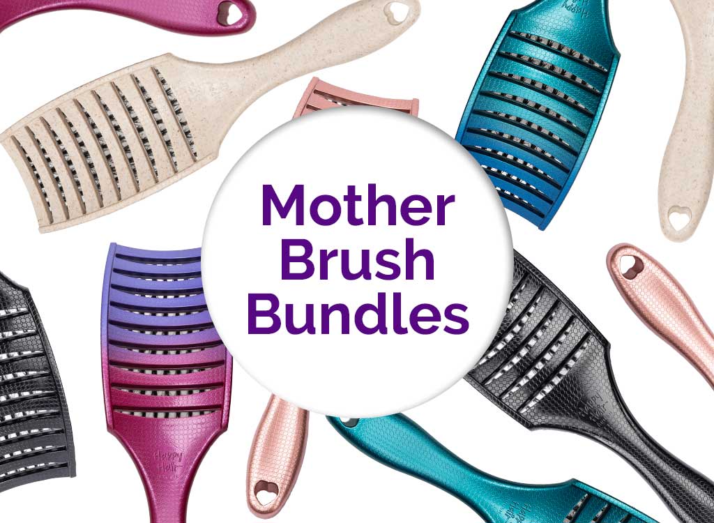 Happy Hair Brush Mother Brush Bundle