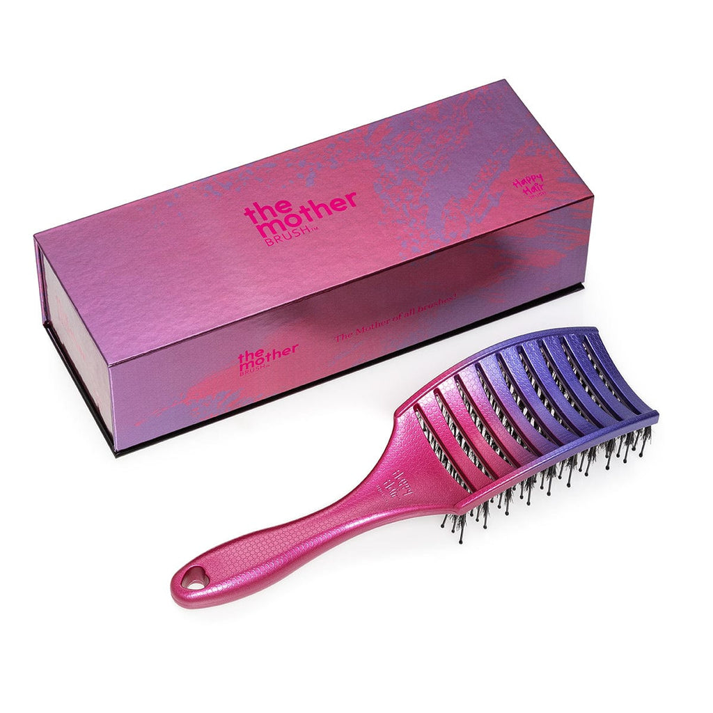 Happy Hair Brush Mother Brush - Pink / Purple