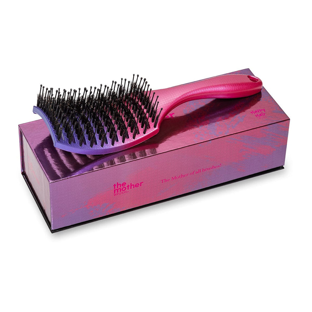Happy Hair Brush Mother Brush - Pink / Purple