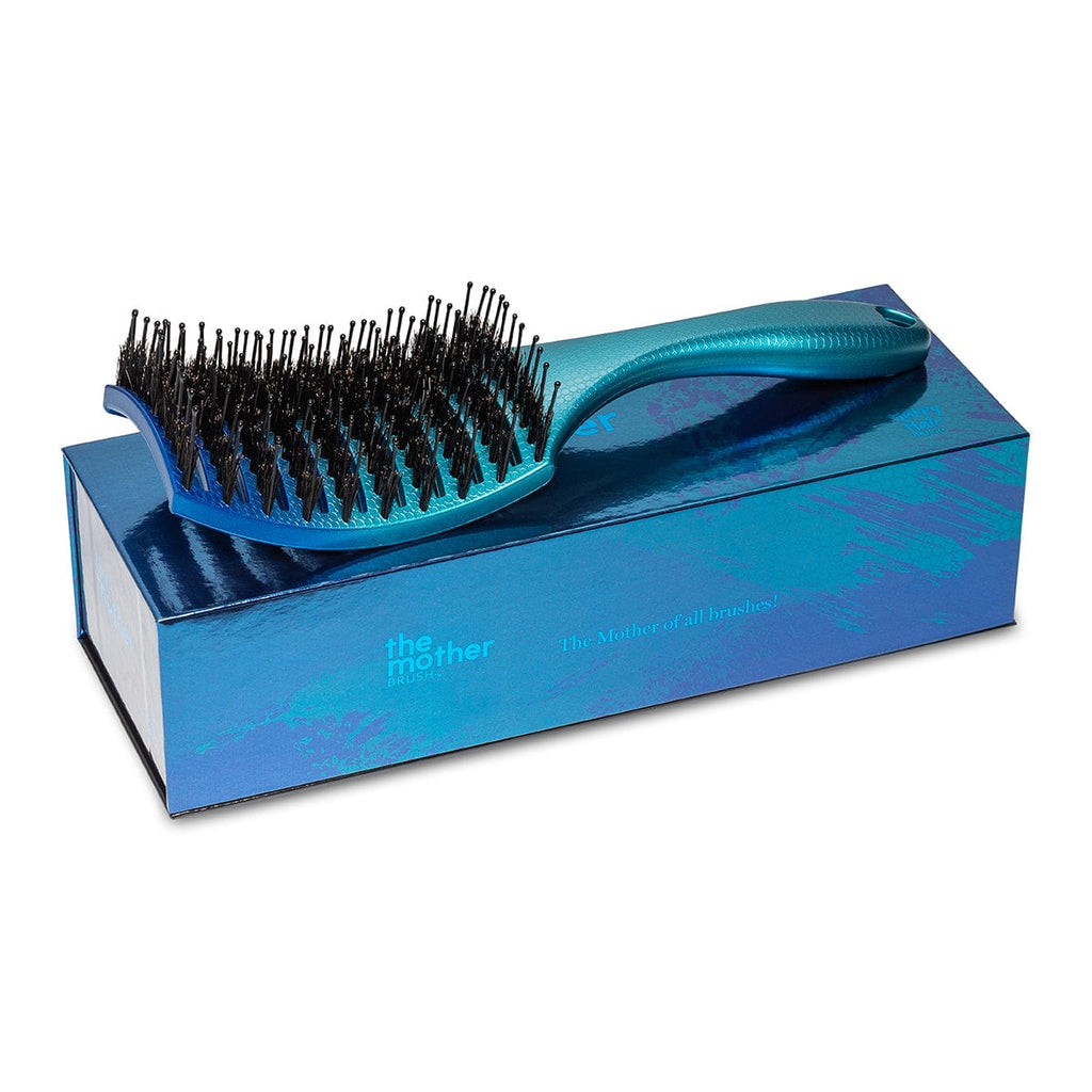 Happy Hair Brush Mother Brush - Teal / Blue