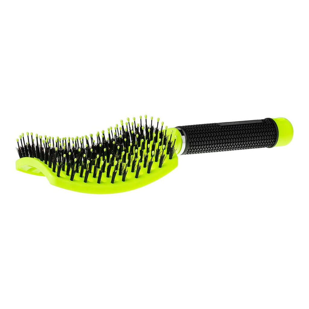 Happy Hair Brush Original Paddle Brush Original Happy Hair Brush - Fluro Yellow