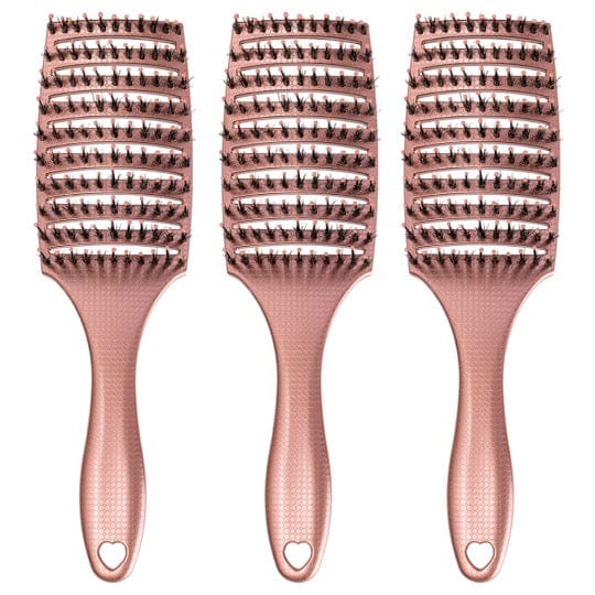 Happy Hair Brush Rose Mother Brush - 3 Pack