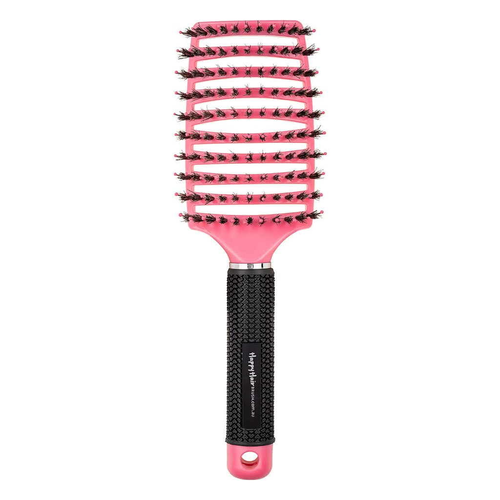 Happy Hair Brush Sensory Paddle Brush Sensory Happy Hair Brush - Pink